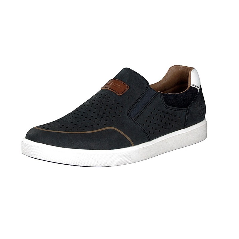 Slip On Rieker B7056-15 Para Homem - Azuis